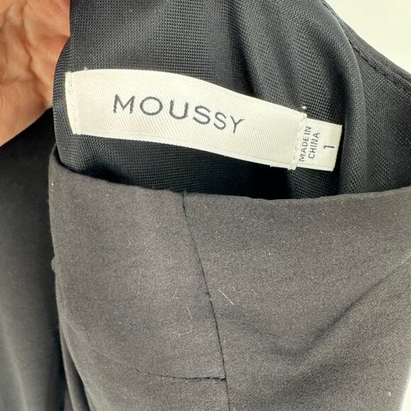 Moussy Jumpsuit Satin Black Size Small - Picture 7 of 9